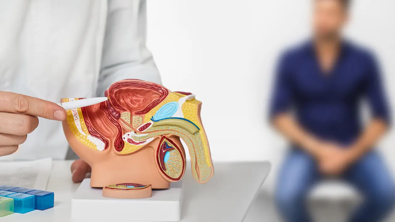 Urologist consultation for male patient. Urology and andrology, treatment of men's diseases and prostatitis